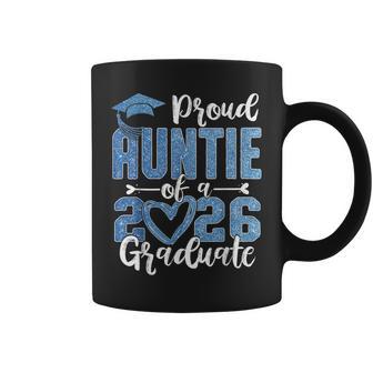 Proud Auntie Of A Class Of 2026 Graduate Senior Graduation Coffee Mug - Monsterry