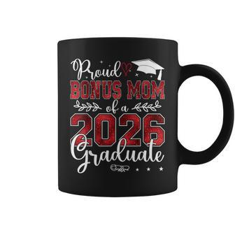 Proud Bonus Mom Of A Class Of 2026 Graduate Senior Coffee Mug - Monsterry
