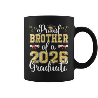 Proud Brother Of A 2026 Graduate Grad Senior Graduation Coffee Mug - Thegiftio UK