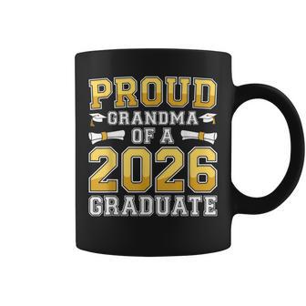 Proud Grandma Of A 2026 Graduate Class 2026 Graduation Coffee Mug - Thegiftio UK