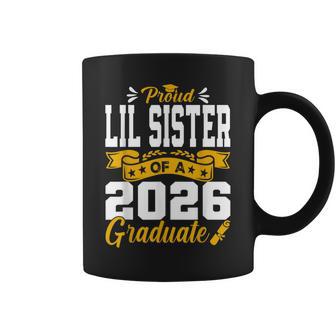 Proud Lil Sister Of A 2026 Graduate Coffee Mug - Thegiftio UK