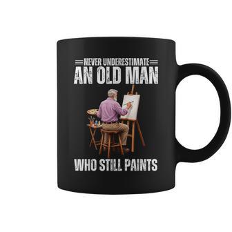Proud Old Man Painter Dad Grandpa Father’S Day Coffee Mug - Thegiftio UK