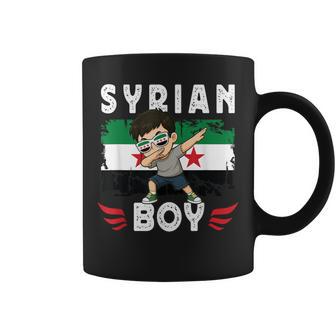 Proud Syrian Boy Dab Pose Syrian Son Guy Syria Flag Coffee Mug - Thegiftio UK