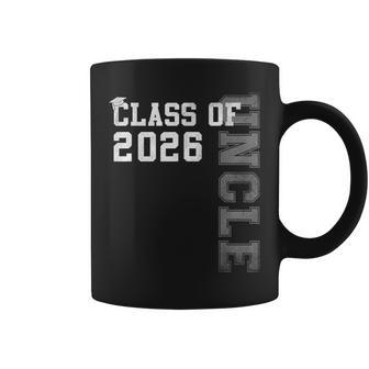 Proud Uncle Of A 2026 Graduate Grad Senior Graduation Coffee Mug - Thegiftio UK