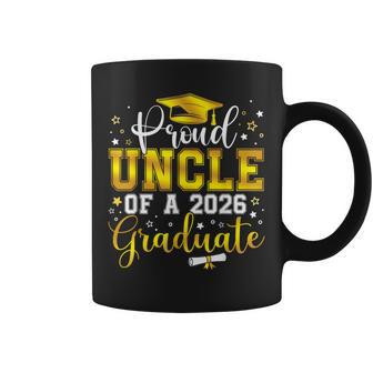 Proud Uncle Of A Class Of 2026 Graduate Senior Graduation Coffee Mug - Thegiftio UK