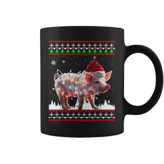 Pull Moche De Noël Amusant Père Noël Cochon Tasse - Cadeauxyz