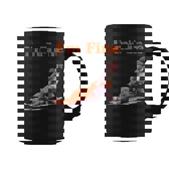 Punch Cute Baby Monkey Named Punch Monkey Im Fine Women Coffee Mug | Seseable CA