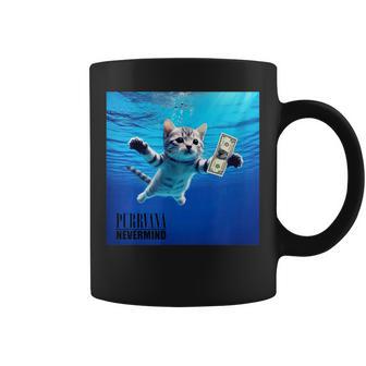 Purrvana Nevermind Cat Coffee Mug - Thegiftio UK