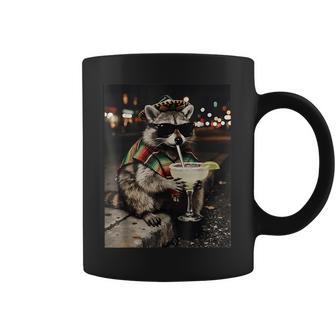 Raccoons Meme Drinking Tequila Cinco De Mayo Animal Coffee Mug | Mazezy