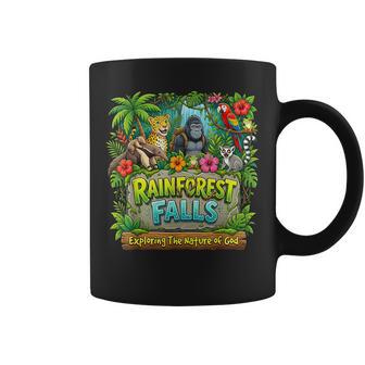 Rainforest Falls Nature Of God Christian Kids Vbs Jungle Coffee Mug | Seseable UK