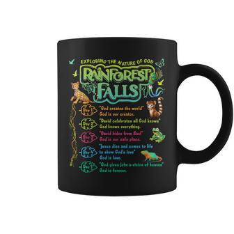 Rainforest Falls Vbs 2026 Jesus Faith Bible Verse Kids Coffee Mug - Monsterry