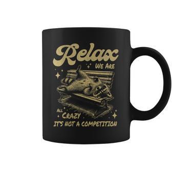 Raton Laveure Détendreur Un Bance Détendre Ce N'est Pas Une Compétition Tasse - Cadeauxyz