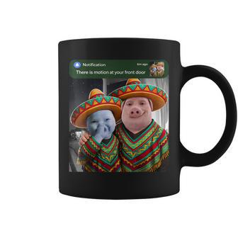 There Is Motion At Your Front Door John Pork And Ai Baby Coffee Mug - Thegiftio UK