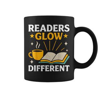 Readers Glow Different Book Lover Reading Coffee Mug - Thegiftio
