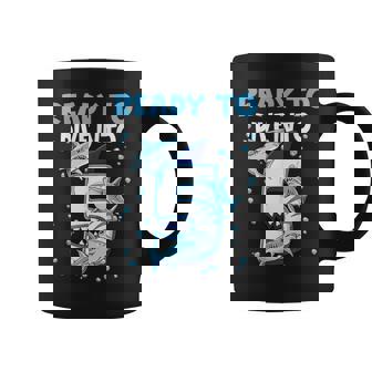 Ready To Dive Into 5 For A 5 Years Old Birthday Boy Coffee Mug | Seseable CA