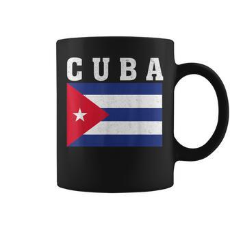Recuerdo Patriótico De Raíces Nacionales De La Bandera De Cuba Taza de café - Regaloses