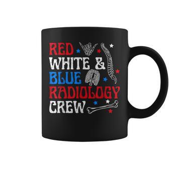 Red White Blue Radiology Crew 4Th Of July X-Ray Radiologist Coffee Mug - Thegiftio UK