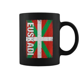 Regalos Del Orgullo Del Euskadi Co Adulto Bandera Euskadi Manga Corta Mall Taza de café - Regaloses