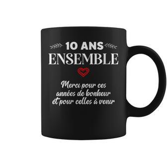 Rencontre Amour Anniversaire Couple 10 Ans Mignon Tasse - Cadeauxyz