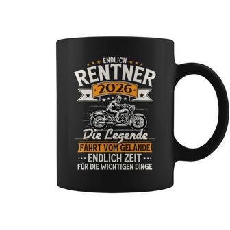 Rentner 2026 Geschenk Mann Biker Rente Ruhestand Lustig Tassen - Seseable