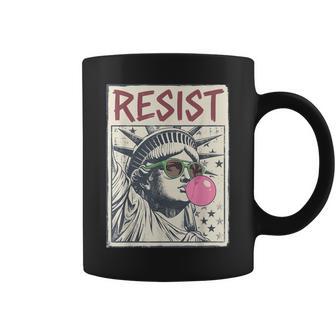 Resist Statue Liberty Bubblegum Equality Protest Coffee Mug - Thegiftio UK