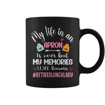 Retired Lunch Lady Cafeteria School Food Service Retirement Coffee Mug - Thegiftio UK