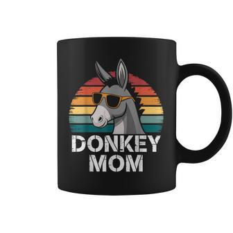 Retro Donkey Mom Sunglasses Cool Mom Retro Vibes Cool Coffee Mug - Monsterry
