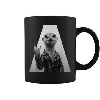 Rétro Drôleuricate Rock Musique Cadeau Homme Enfant Tasse - Cadeauxyz