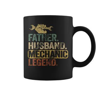 Retro Father Husband Mechanic Legend Mechanic Cars Coffee Mug - Thegiftio