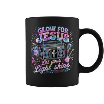 Retro Glow For Jesus Christian Faith For Kids Coffee Mug - Thegiftio UK