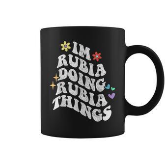 Retro Groovy Im Rubia Haciendo Rubia Cosas Divertido Día De La Madre Taza de café - Regaloses