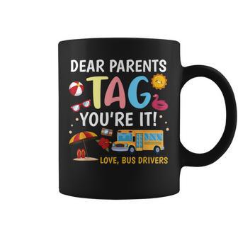 Retro Last Days Of School End Of School Bus Driver We Out Coffee Mug | Mazezy