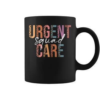 Retro Leopard Urgent Care Squad Emergency Department Er Rn Coffee Mug - Thegiftio UK