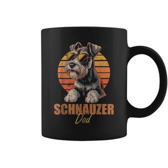 Retro Miniature Schnauzer Dad Vintage Dog Lovers Coffee Mug | Seseable UK