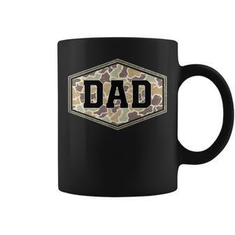 Retro Varsity Camo Dad Duck Hunting Camouflage Father’S Day Coffee Mug - Monsterry
