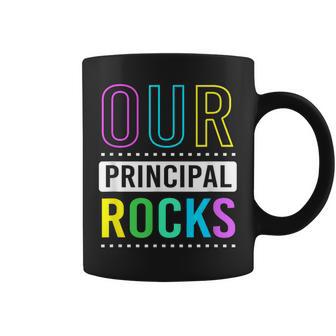Retro Vibe School Principal Our Principal Rocks Coffee Mug - Thegiftio UK