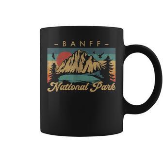 Retro Vintage Graphic Banff National Park Coffee Mug - Thegiftio UK