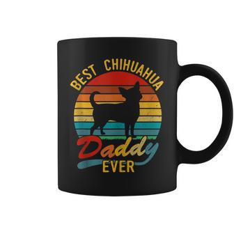 Retro Vintage Best Chihuahua Daddy Ever Chihuahua Dad Coffee Mug - Thegiftio UK