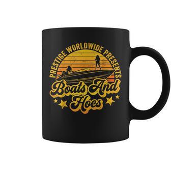 Retro Vintage Prestige Worldwide Boats And Hoes Coffee Mug | Seseable UK