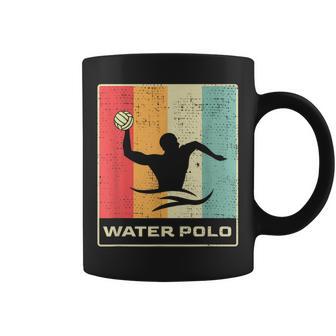 Retro Waterpolo Jugador En Divertido Waterpolo Taza de café - Regaloses