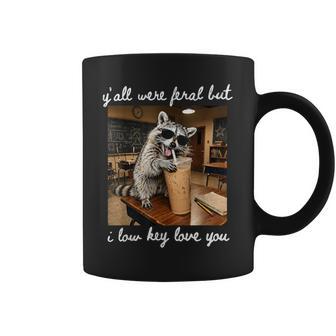Retro Y'all Were Feral But I Low Key Love You Teacher Life Coffee Mug - Thegiftio UK