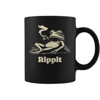 Rippit Frog Stoner Weed Marijuana Smoker Cannabis 420 Coffee Mug - Thegiftio UK