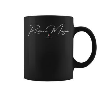 Riviera Maya Mexico Vintage Coffee Mug - Monsterry