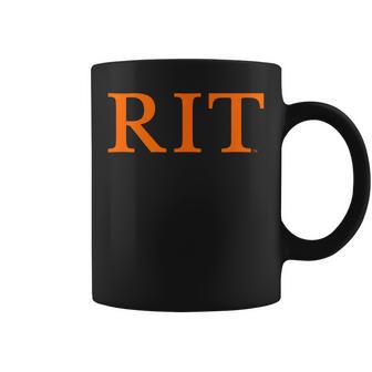 Rochester Institute Of Technology Rit Orange Type コーヒーマグ - Kawaiitshirt