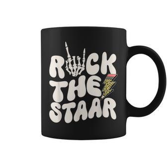 Rock The Staar Test Day Motivational Teacher State Testing Coffee Mug - Thegiftio UK
