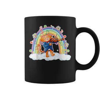 Ropaiolín Niño Niñaiolín Gato Con Arco Iris Taza de café - Regaloses