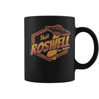 Roswell Nouveau Mexique Ovni Rétrointage Tasse - Cadeauxyz