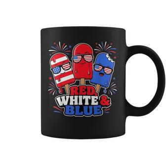 Rouge Blanc Bleu Popsicle 4 Juillet Garçon Enfant Enfant Enfant Patriotique Tasse - Cadeauxyz