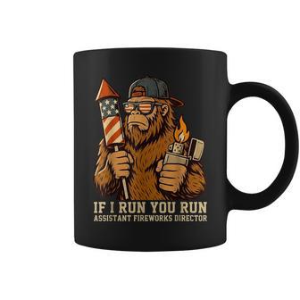 If I Run You Run Assistant Fireworks Director Bigfoot Coffee Mug | Seseable UK