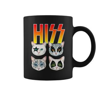 Hiss Cat シャツ 猫好き おもしろ猫シャツ コーヒーマグ - Kawaiitshirt